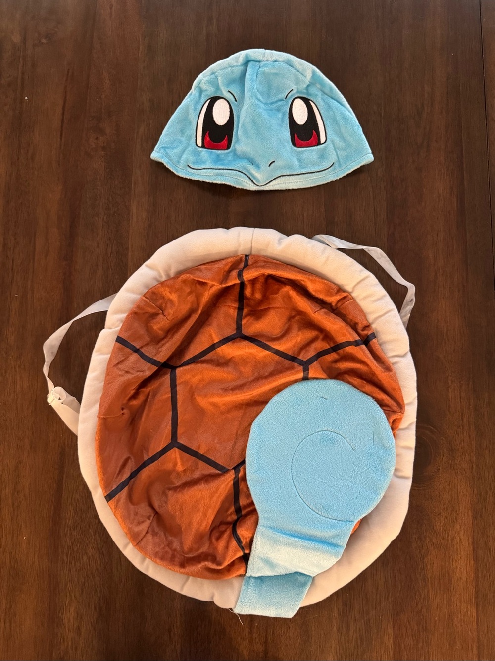Pokemon Squirtle Costume Set - Light Blue, Brown, Cream
